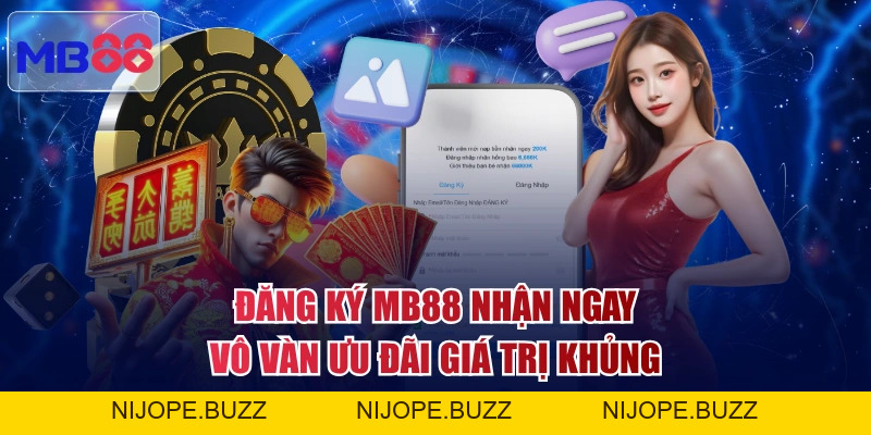 Đăng Ký MB88 Mở Tài Khoản Để Trải Nghiệm Cá Cược Đẳng Cấp