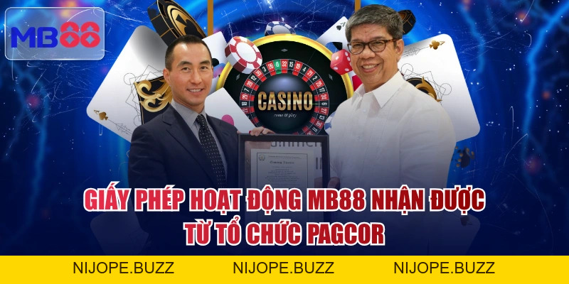 4 Giấy Phép Hoạt Động MB88 Khẳng Định Uy Tín, Chất Lượng